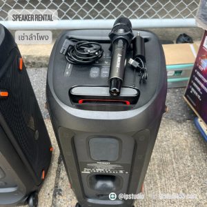 เช่าลำโพงล้อลาก JBL — ไมค์ไร้สาย JBL ครบชุด