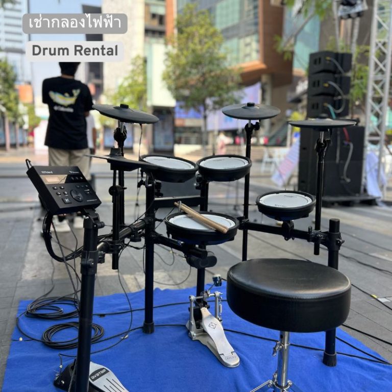เช่ากลองไฟฟ้า Roland TD-17 พร้อมชุดหูฟัง