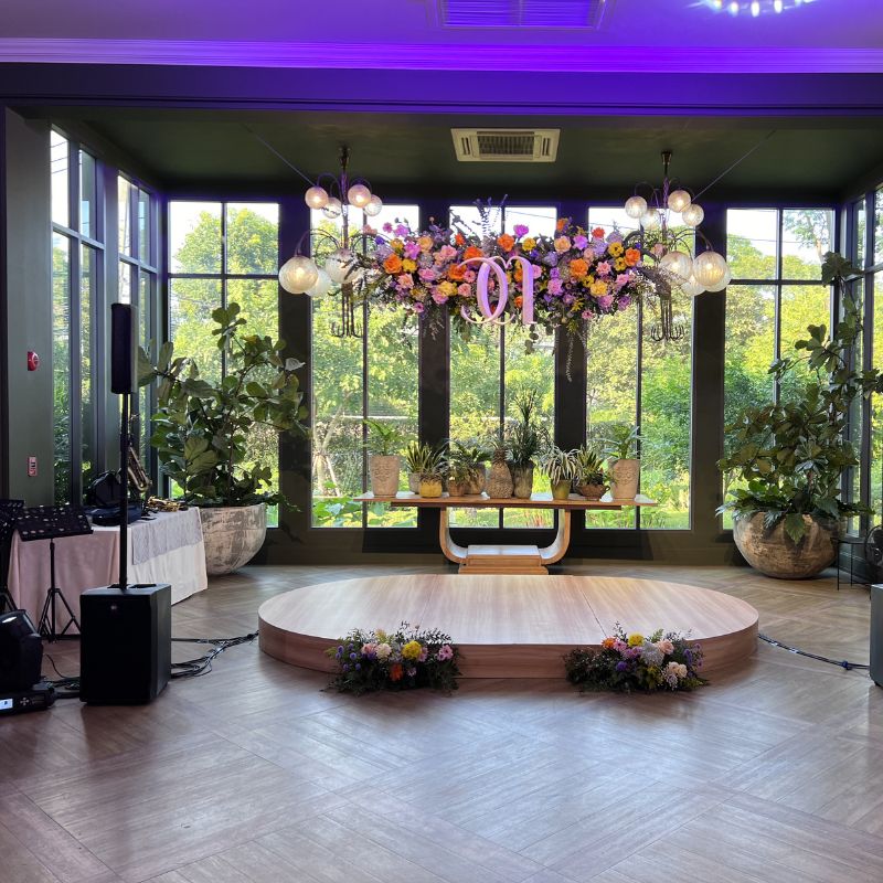 ผลงานระบบเสียงงานแต่งงานกลางแจ้ง